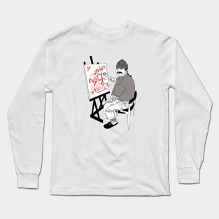 Matty Chef Canada Matheson Art Draw Funny Long Sleeve T-Shirt